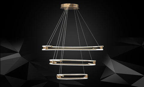 معلقة ليد LM - 8017/40+60+80 GD - kabbanifurniture