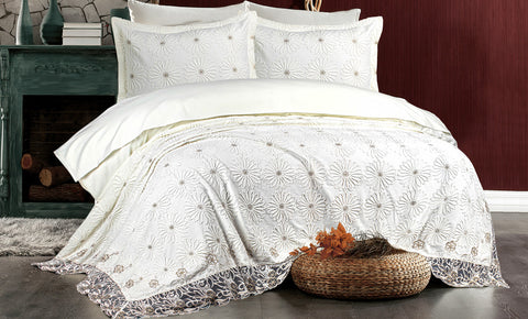 مفرش عروسة رزان دبل ٦ قطع - kabbanifurniture