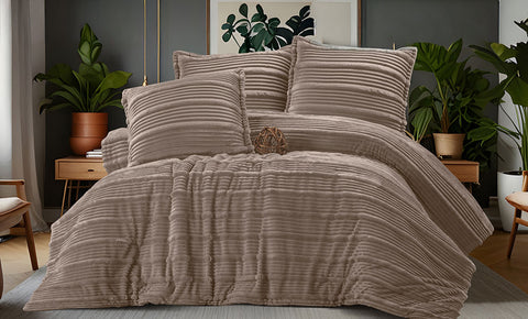 لحاف مقلم بلس دبل - kabbanifurniture