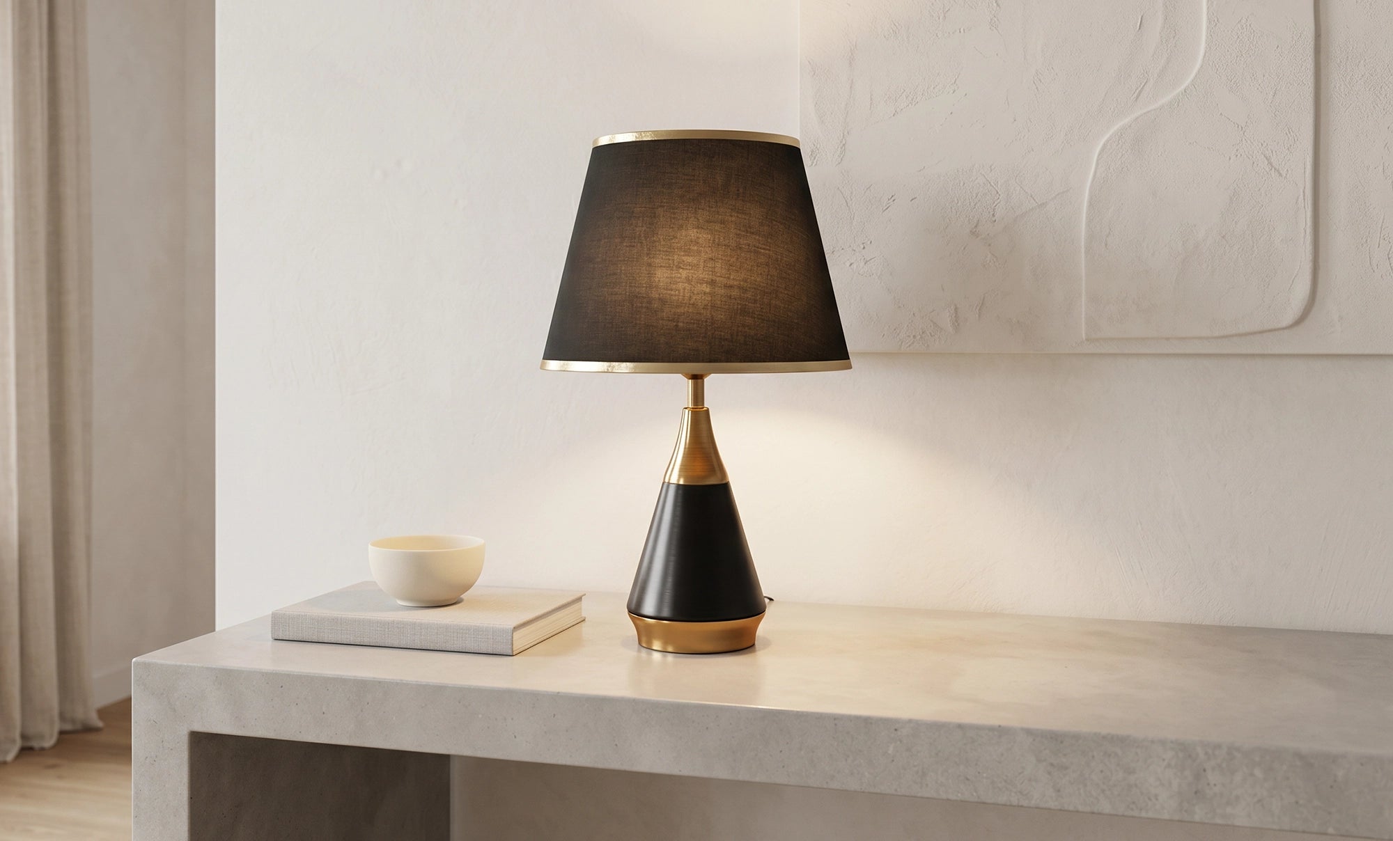 T555 - BK - E27 Lampshade