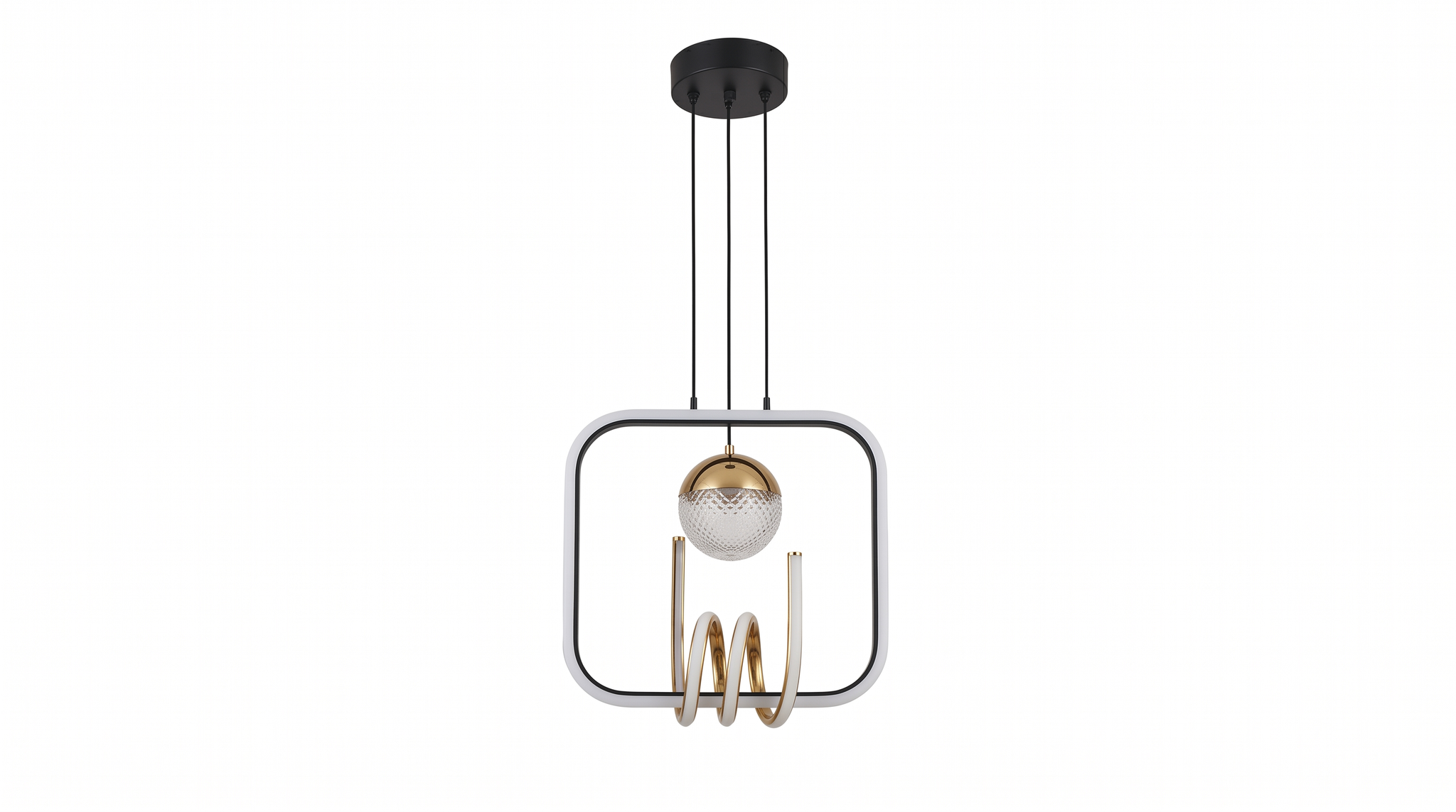 88004-BK+GD LED Pendant