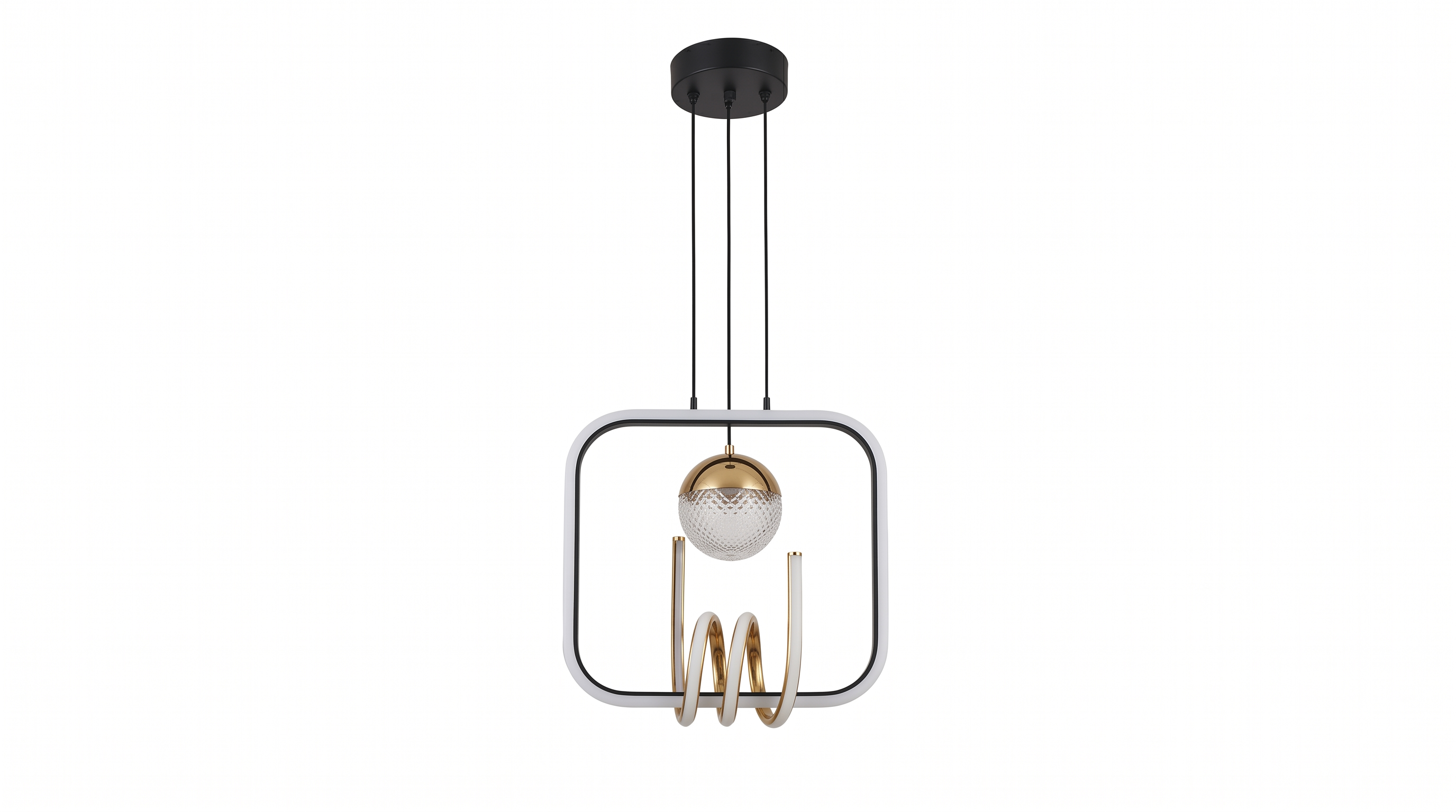 88004-BK+GD LED Pendant