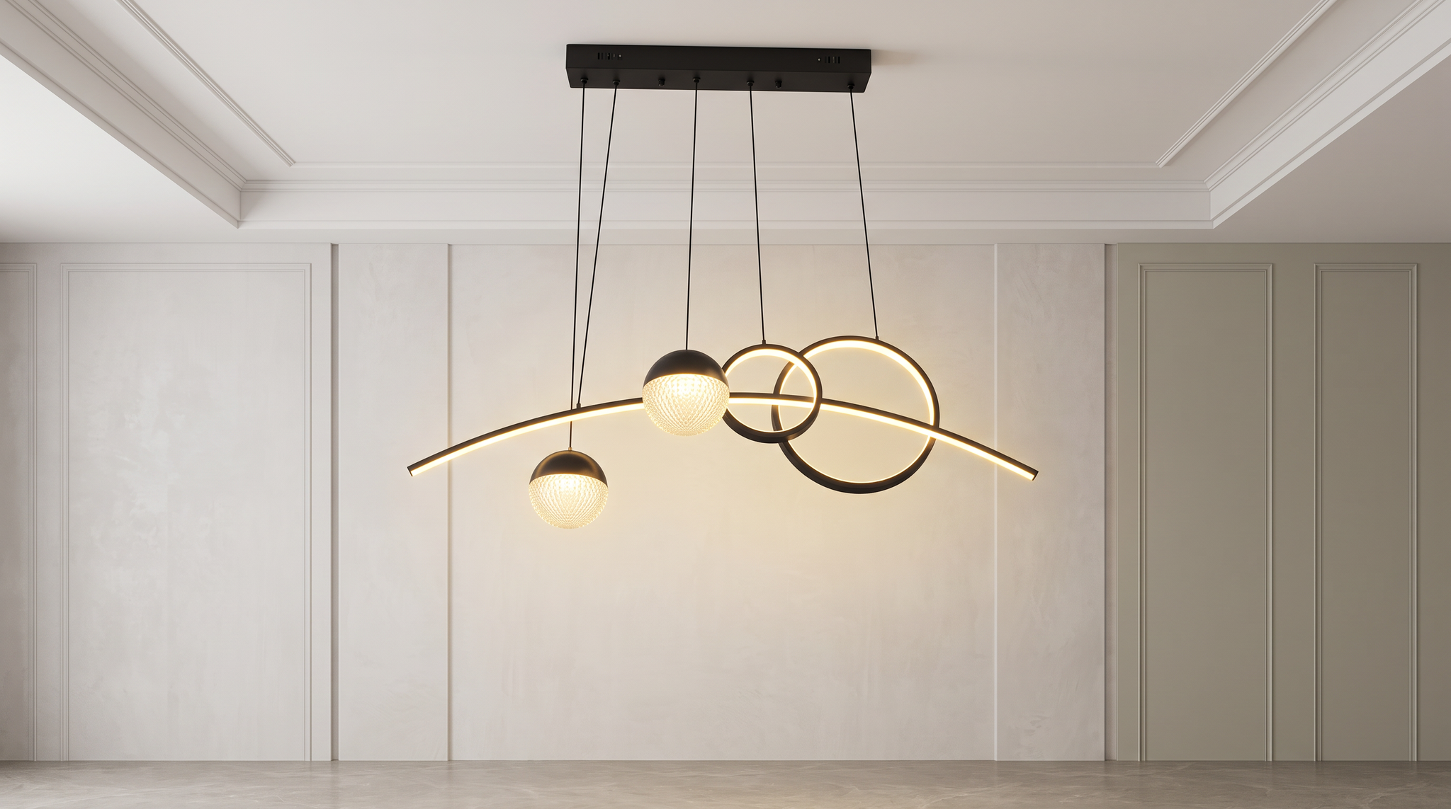 88009-BK LED Pendant