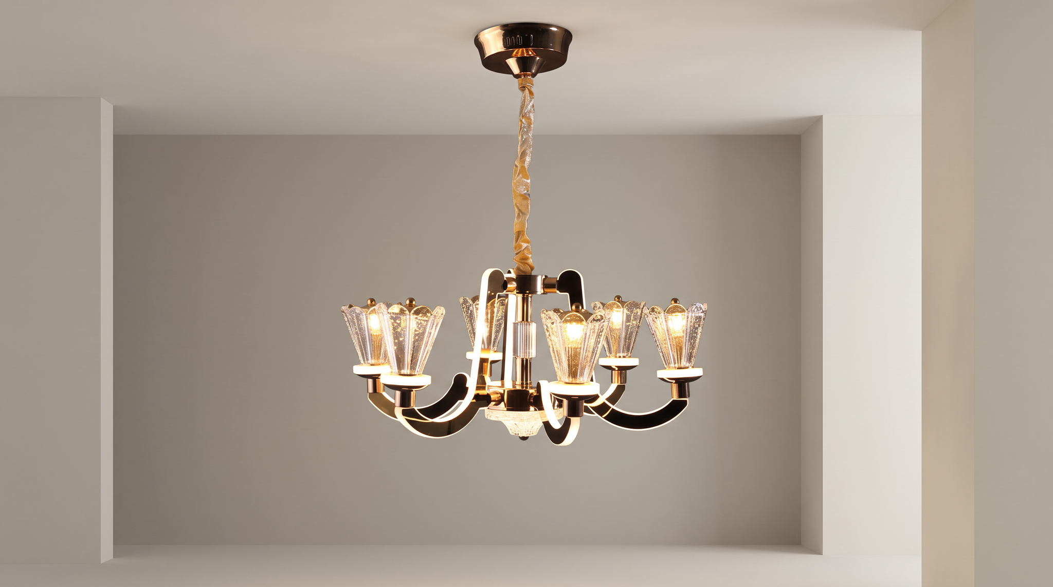 LM9129-6 LED Chandelier