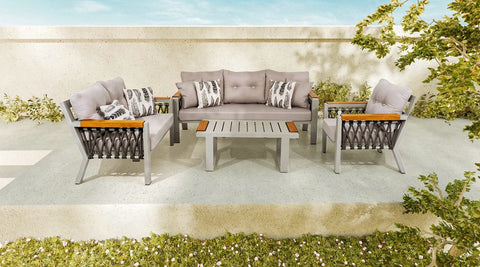 طقم ألومنيوم فيني - kabbanifurniture