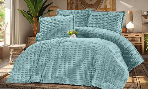 لحاف فرو مودرن دبل 3 قطع - kabbanifurniture