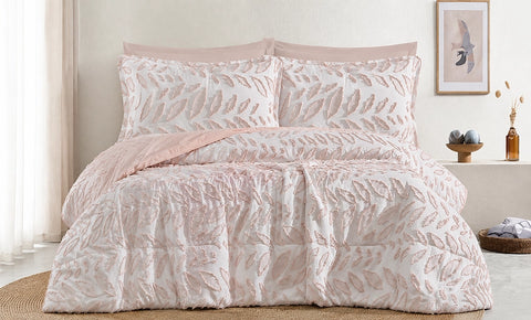 Printed Capitonné Quilt, Single, 4 Pieces