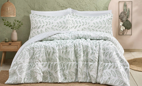 Printed Capitonné Quilt, Single, 4 Pieces