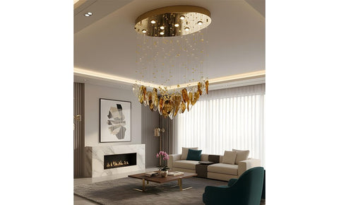 FLL2188 - L8 معلقة كريستال L800*W400 - kabbanifurniture