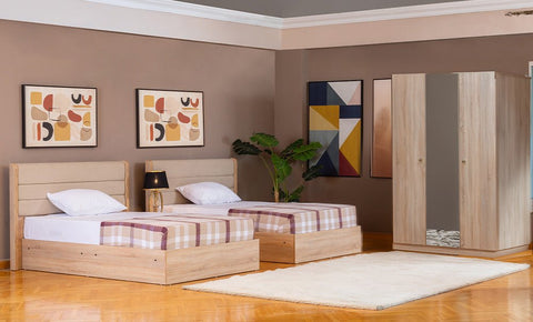 غرفة نوم فلات شبابي - kabbanifurniture