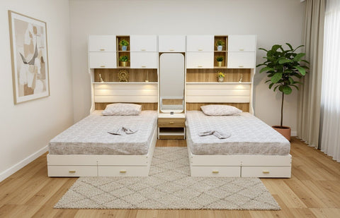 غرفة نوم توينز شبابي - kabbanifurniture