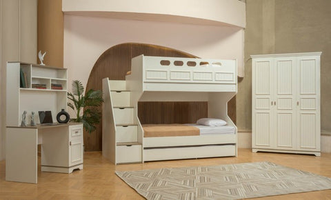 غرفة نوم تيفاني بسرير دورين - kabbanifurniture