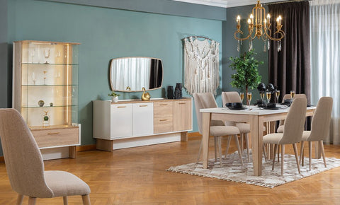 غرفة سفرة ريو مع 6 كراسي - kabbanifurniture