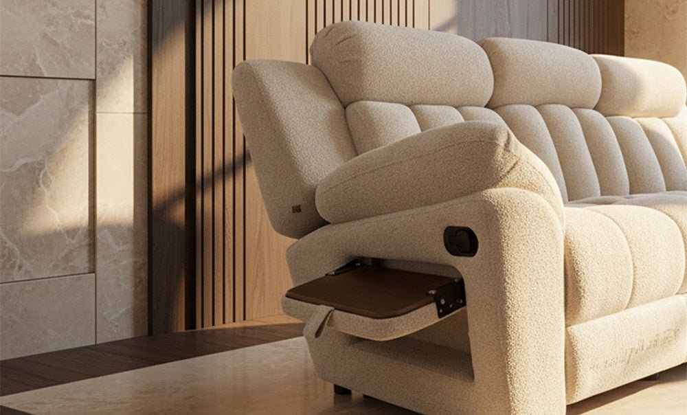 كنبة ريكلاينر كومفورت ثلاثية - kabbanifurniture