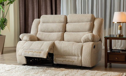 كنبة ريكلاينر كرافت ثنائية - kabbanifurniture