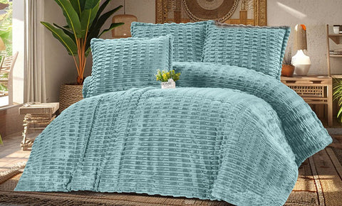 لحاف فرو مودرن دبل 3 قطع - kabbanifurniture