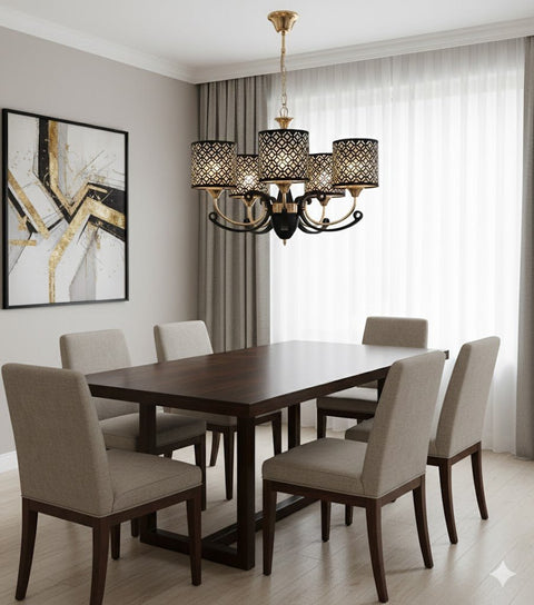LM7919/5 - FGD+BK نجفة - kabbanifurniture
