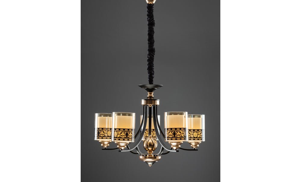 LM80007/5 - BK+FGD نجفة - kabbanifurniture
