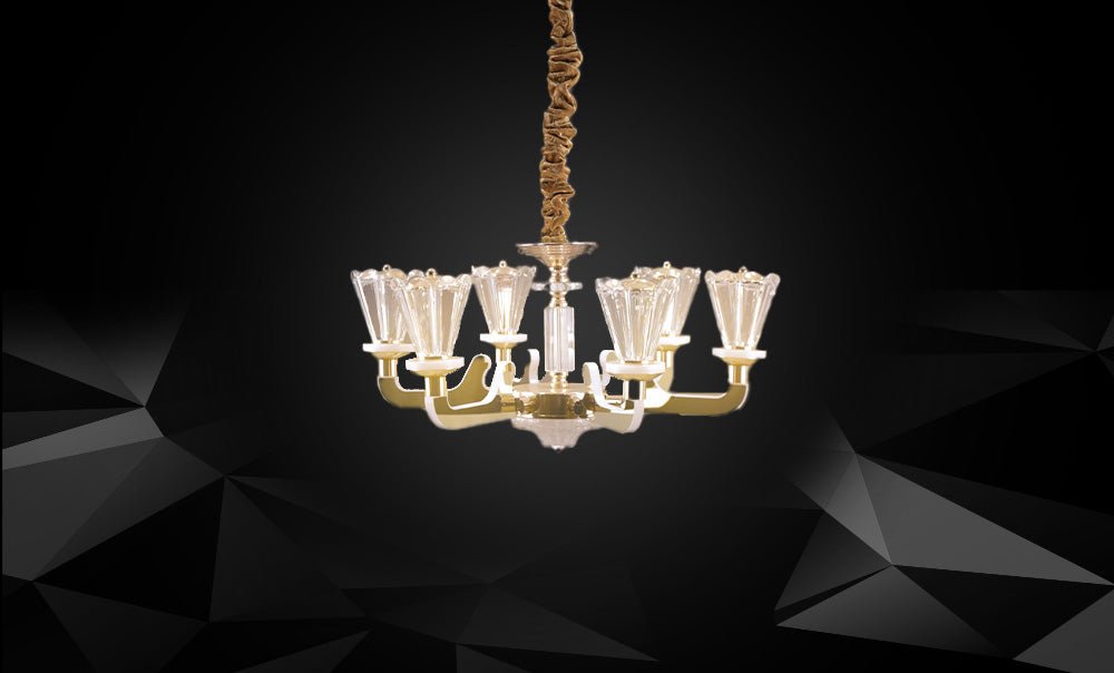 LM9130 - 6 نجفة ليد - kabbanifurniture