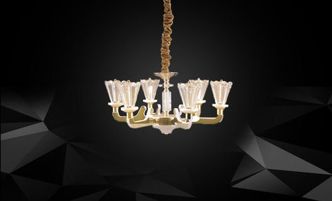 LM9130 - 6 نجفة ليد - kabbanifurniture