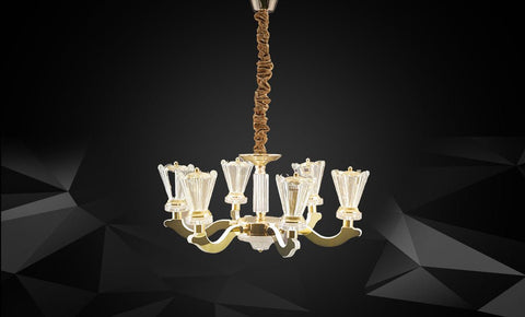 LM9131 - 6 نجفة ليد - kabbanifurniture