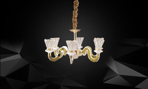 LM9165 - 6 نجفة ليد - kabbanifurniture