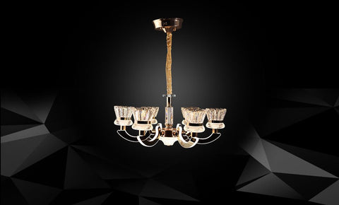 LM9169 - 6 نجفة ليد - kabbanifurniture