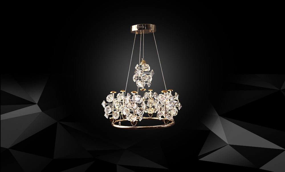 معلقة كريستال LM - 2011/6+1 - kabbanifurniture