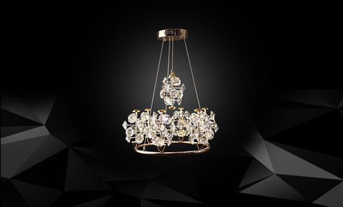 معلقة كريستال LM - 2011/6+1 - kabbanifurniture