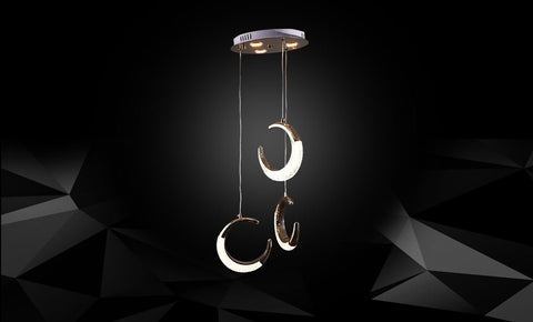 معلقة ليد 80033/ 3+3 - French Gold - kabbanifurniture
