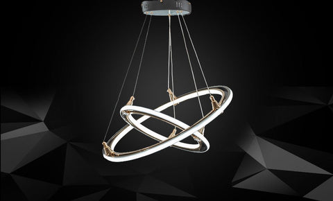 معلقة ليد LM - 1009/40+60 GD+BK - kabbanifurniture