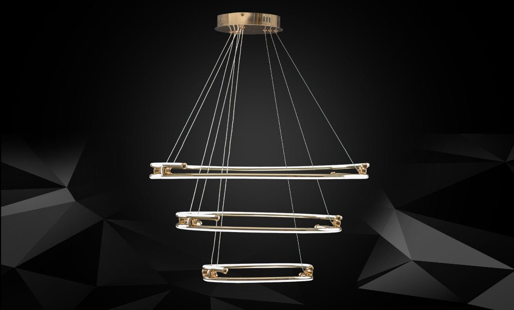 معلقة ليد LM - 8017/40+60+80 GD - kabbanifurniture