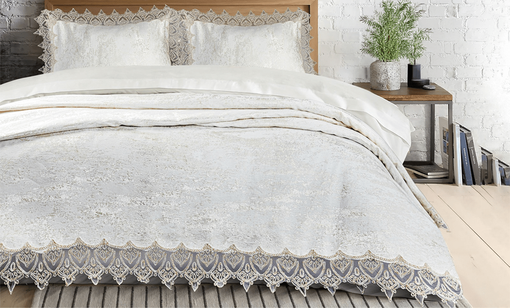 مفرش عروس قباني فوكو 6 قطع - kabbanifurniture