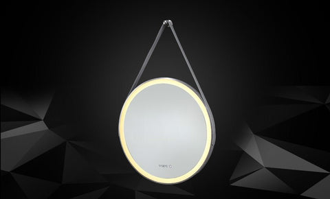 مراية ليد DigitaL 003 /600 SILVER مدور حبل - kabbanifurniture