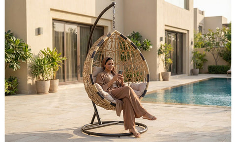 مرجيحة قفص نيو شاين - kabbanifurniture