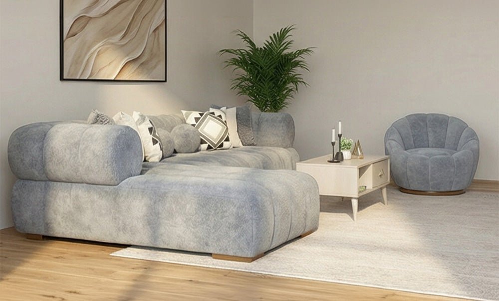 ركنة فيلفت مع فوتيه - kabbanifurniture