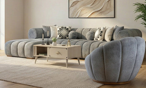 ركنة فيلفت مع فوتيه - kabbanifurniture