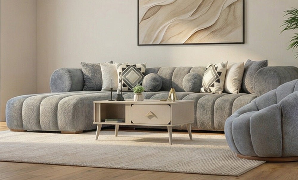 ركنة فيلفت مع فوتيه - kabbanifurniture