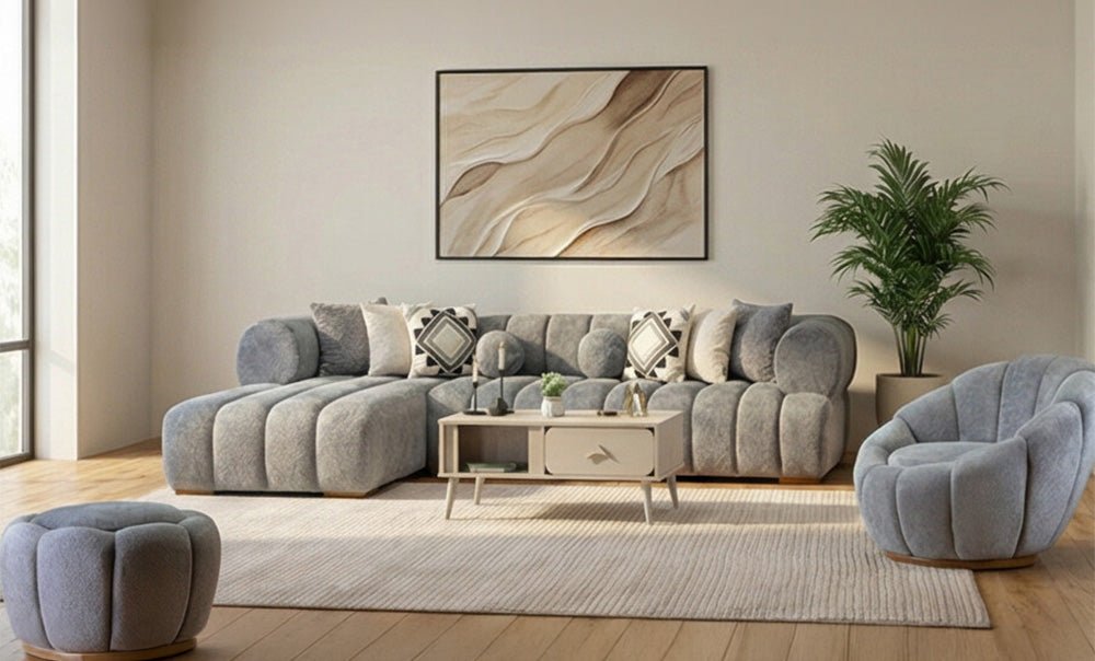 ركنة فيلفت مع فوتيه - kabbanifurniture