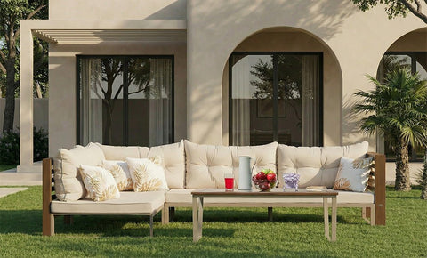 ركنة مارسيليا + ترابيزة وسط - kabbanifurniture