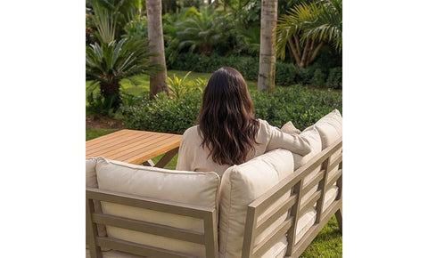ركنة نيو سيلفيا ألمونيوم - kabbanifurniture