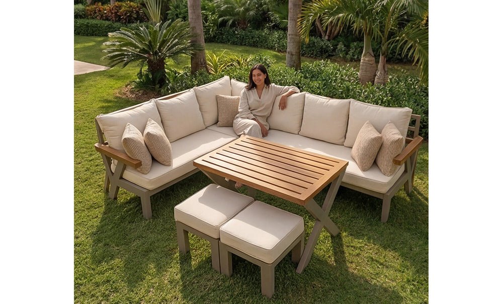 ركنة نيو سيلفيا ألمونيوم - kabbanifurniture