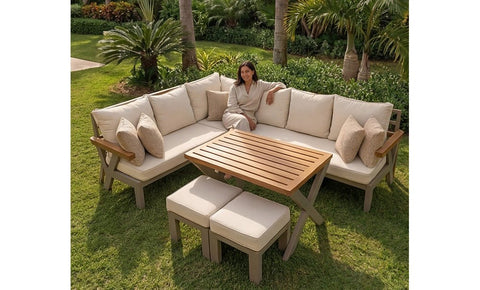ركنة نيو سيلفيا ألمونيوم - kabbanifurniture