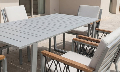 سفرة فيني ألمونيوم - kabbanifurniture