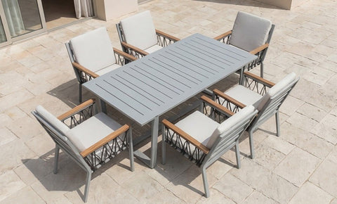 سفرة فيني ألمونيوم - kabbanifurniture
