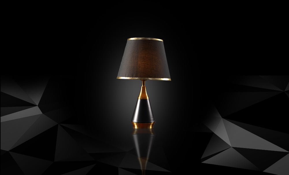 T555 - BK - E27 اباجورة شابو - kabbanifurniture