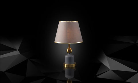 T6064 - GY - E27 - اباجورة شابو - kabbanifurniture