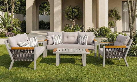 طقم ألومنيوم فيني - kabbanifurniture