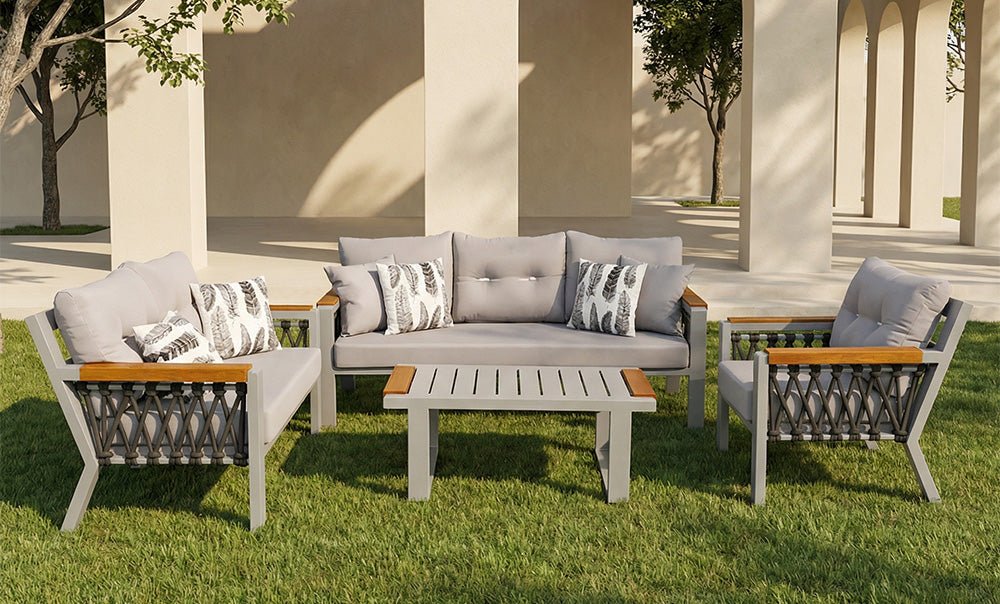 طقم ألومنيوم فيني - kabbanifurniture