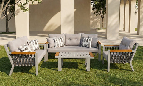 طقم ألومنيوم فيني - kabbanifurniture